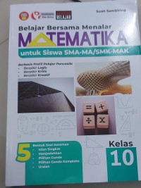 Image of Belajar Bersama Menalar Matematika SMA-MA/SMK-MAK kelas 10