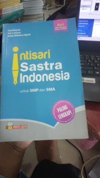 Image of INTISARI SASTRA INDONESIA